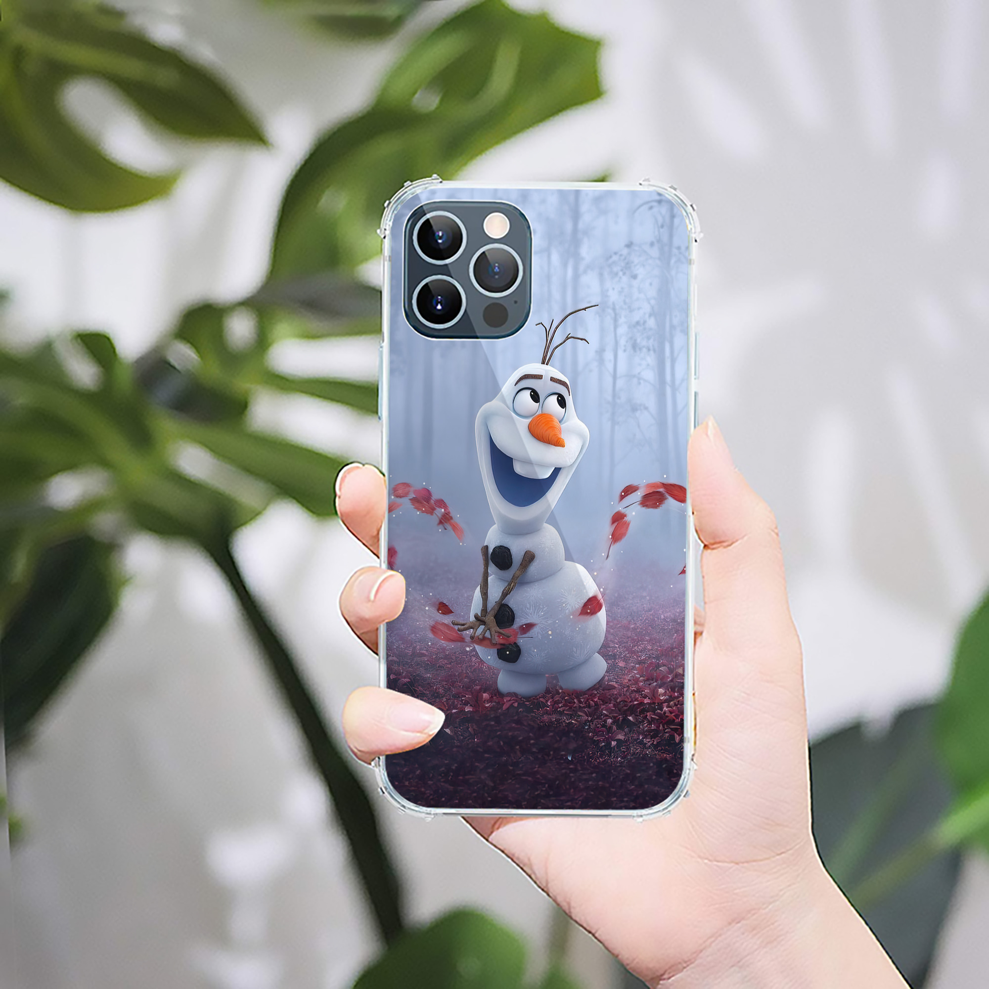 （画像用） アナと雪の女王 アンナ エルサ Frozen Anna Elsa 【iPhone 12シリーズ対応】透明スマホケース（クリアソフトケース）